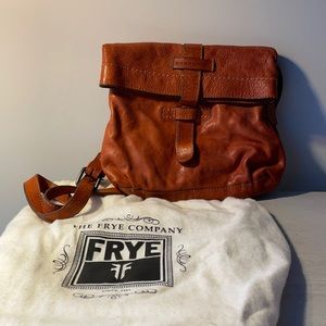 Frye flap bag in Orange
